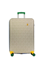 Travel Zone Sert Büyük Boy Valiz 26TZ153-ABS800-70CM Bej