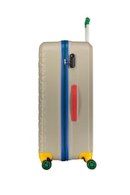 Travel Zone Sert Büyük Boy Valiz 26TZ153-ABS800-70CM Bej