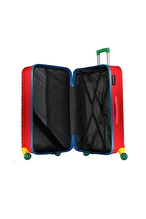 Travel Zone Sert Büyük Boy Valiz 26TZ153-ABS800-70CM Kırmızı