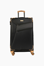 Travel Zone Valiz Kumaş 26YTZ-KC153019-70CM Siyah/Turuncu