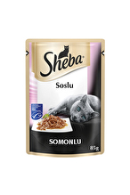 Sheba Pouch Somonlu Kedi Maması 85G