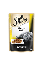 Sheba Pouch Tavuklu Kedi Maması 85G