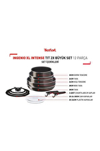 Tefal Ingenio XL Intense Titanium 2X Büyük Set 12 Parça