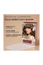 Loreal Excellence Creme Nude Renkler Saç Boyası 6U Koyu Kumral