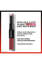 L'Oreal Paris Infaillible 2-step 24 Saat Kalıcı Likit Ruj & Balm - 801 Toujours Toffee