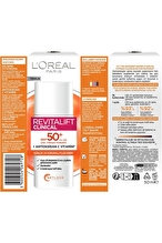 L'Oréal Paris Revitalift Clinical SPF 50+ Günlük Yüksek UV Korumalı Yüz Güneş Kremi 50ml