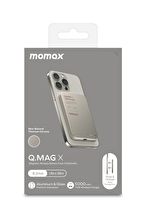 Momax IP116AE Q.Mag X 5000mAh Wireless Taşınabilir Şarj Cihazı Siyah