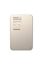 Momax IP133E Q.Mag X2 35W 20000mAh Wireless Taşınabilir Şarj Cihazı Titanyum Macbook Şarj Özellikli