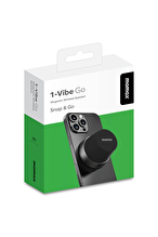 Momax BS6HKD Vibe Go Manyetik Wireless Taşınabilir Kablosuz Bluetooth Hoparlör Siyah