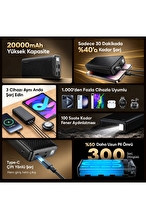 Oraimo Powerbank 20.000 mAh 15W Hızlı Şarj Powerbank