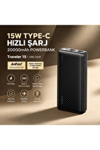 Oraimo Powerbank 20.000 mAh 15W Hızlı Şarj Powerbank