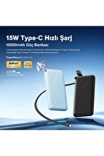 Oraimo Powerbank 10.000 mAh 15W Hızlı Şarj Powerbank