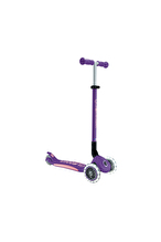 Globber Elite Deluxe Işıklı Scooter - Koyu Mor