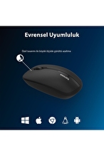 Philips SPK7418 Kablosuz Bluetooth 1600DPI 4 Tuşlu Optik Sessiz Mouse Siyah