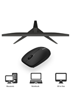 Philips SPK7418 Kablosuz Bluetooth 1600DPI 4 Tuşlu Optik Sessiz Mouse Siyah