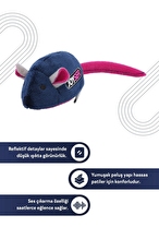Joyser Sesli Hareketli Fare Kedi Oyuncağı 16 cm