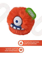JOYSER Cats Monster Kedi Otlu Turuncu Peluş Canavar Kedi Oyuncağı 6 cm