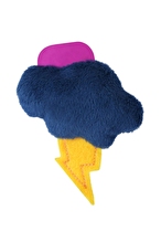 JOYSER Kedi Otlu Yıldırım Şeklinde Peluş Kedi Oyuncağı 7.6 cm