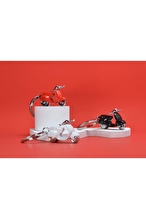 Metalmorphose Scooter Anahtarlık Kırmızı -Krom MTM933-01