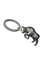 Metalmorphose Boğa Anahtarlık Parlak Kurşun Rengi MTM092-01