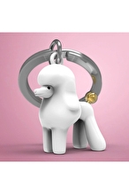 Metalmorphose Kaniş Köpek Anahtarlık Beyaz MTM255-01