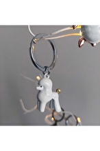 Metalmorphose Kaniş Köpek Anahtarlık Beyaz MTM255-01