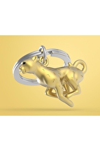 Metalmorphose Leopar Anahtarlık Dore MTM272-01