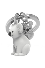 Metalmorphose Anne Bebek Koala Anahtarlık Beyaz- Gri MTM278-01