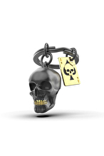 Metalmorphose Skull Anahtarlık Mat Siyah/Gold MTM137-01