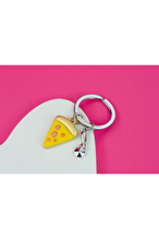 Metalmorphose Pizza Anahtarlık Gold-Gümüş MTM323-01
