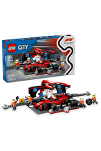 Lego City F1 Pit Stop ve Ekibi 60443