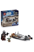 Lego Star Wars Mandalorian ve Grogu Motosikleti 75436