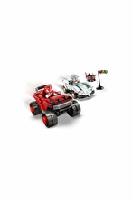 Lego Sonic The Hedgehog Silver'ın Arabası Knuckles'ın Canavar Kamyonuna Karşı 77118