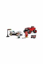 Lego Sonic The Hedgehog Silver'ın Arabası Knuckles'ın Canavar Kamyonuna Karşı 77118