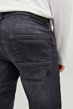 Jack&Jones Glenn Erkek Kot Pantolon 12111026 BLACK DENIM