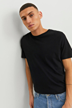 Jack&Jones Erkek Tişört 12156101 BLACK