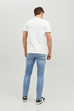 Jack&Jones Erkek Tişört 12156101 WHITE