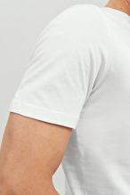 Jack&Jones Erkek Tişört 12156101 WHITE