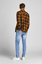 Jack&Jones Glenn Erkek Kot Pantolon 12203510 Blue Denim