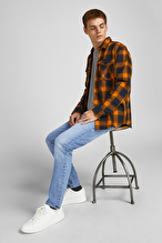 Jack&Jones Glenn Erkek Kot Pantolon 12203510 Blue Denim