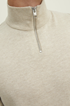 Jack&Jones Erkek Triko 12189339 OATMEAL