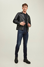 Jack&Jones Glenn Erkek Kot Pantolon 12217125 BLUE DENIM