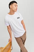 Jack&Jones Erkek Tişört 12151955 White