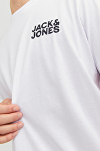 Jack&Jones Erkek Tişört 12151955 White