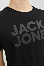 Jack&Jones Erkek Tişört 12151955 BLACK