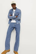 Jack&Jones Eddie Erkek Kot Pantolon 12252645 Blue Denim