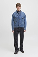 Jack&Jones Alex Erkek Kot Pantolon 12252762 Black Denim