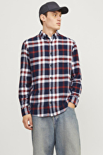 Jack&Jones Erkek Gömlek 12235982 NAVY BLAZER