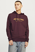 Jack&Jones Erkek Sweatshirt 12256848 VINEYARD WINE