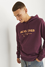 Jack&Jones Erkek Sweatshirt 12256848 VINEYARD WINE
